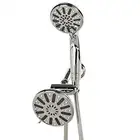 Glacier Bay 6-Spray 5" Dual Wall Mount Fixed & Handheld Shower Head, Chrome