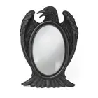 Alchemy Gothic Black Raven Mirror Wall or Free Standing Resin Gift Decor V105