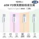 3入組【YOMIX 優迷】1.5M USB-C to USB-C 60W編織快充充電傳輸線(筆電/Android/Switch/支援iphone15快充)