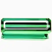 TOURMALINE 11.08ct SPARKLING NATURAL NEON GREEN BLUE TOURMALINE AWESOME OCTAGON