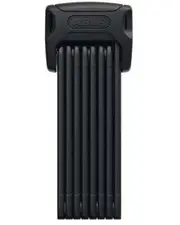 Abus Bordo 6000K Key Folding Lock 120cm Black with SH Bracket