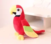 Red Parrot Magpie Bird 10 Inch Stuffed Animal Plush Toys Toddler Doll Kids Gifts
