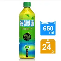 在飛比找momo購物網優惠-福利品/即期品【每朝健康】雙纖綠茶650ml24入/箱