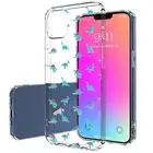 TalkingCase Slim Case for Apple iPhone 14 Pro Max,Cute Dinosaur Clear Print, USA