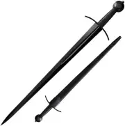 Cold Steel MAA Arming Sword 34.75" Leather Scabbard Blued Steel Fittings 88ARM