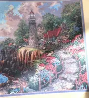 Thomas Kinkade "The Light Of Peace" Counted Cross Stitch Kit By Candamar Designs