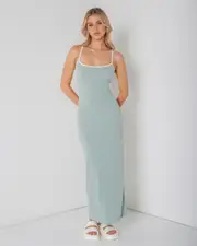 [Ava And Ever] Ava And Ever Women's Claudette Maxi Dress in Sage Green 0 Sage Green