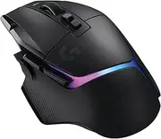 Logitech G502 X PLUS LIGHTSPEED Wireless RGB Gaming Mouse - Black - LIGHTFORCE hybrid switches, LIGHTSYNC RGB, HERO 25K gaming sensor, compatible with PC