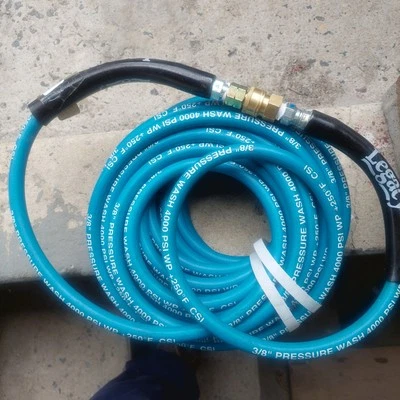 Legacy Non-Marking Pressure Washer Hose, 50 ft. x 3/8", 4000 PSI with QC