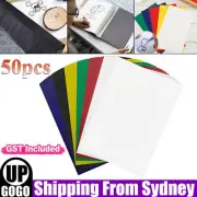 50X A4 Carbon Paper Transfer Copy Graphite Tracing Wood Canvas Art CraftPaper AU