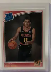 Trae Young 2018-19 Rated Rookie Panini DonRuss NBA Card