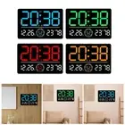 Digital Wall Clock Practical Temperature Display for Home Classroom Bedroom