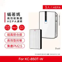 在飛比找Yahoo!奇摩拍賣優惠-一入 副廠濾網 蟎著媽 適 夏普 SHARP KC-850T