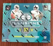 2024 Panini Illusions Football Trading Cards PREMIUM BOX - 1 AUTO & 1 MEM SEALED