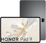 HONOR Pad 9 Tablet 8+256GB, 12.1 Inch 120Hz 2.5K Screen with Protection, 4nm Snapdragon 6 Gen1, 8300mAh, 8 Speakers, Android 13, Google Service WiFi Tablet, Grey