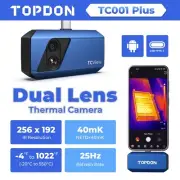 TOPDON TC001 Plus Thermal Camera for Smart Phones Android 25Hz Reframe Rate