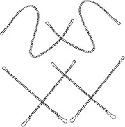 DOITOOL 6Pcs Iron Hanging Chains for Garden Plants Sturdy Plant Hangers with Hook for Easy Installation Lengths for Billboards and DIY Projects