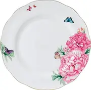 40001557 Royal Albert Friendship Collection 10" Dinner Plate, Mostly White with Mulitcolored