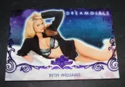 2017 Benchwarmer BETH WILLIAMS Dreamgirls #15 Purple Foil Variant/5 PLAYBOY Hot