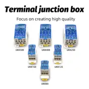 Multi-output DIN rail power distribution box wire connector accessories 1Pcs