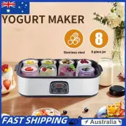 2025 Probiotic Yogurt Maker with Adjustable Time & Temp Control Yogurt Makers