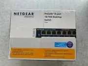 Netgear ProSAFE 8-port 10/100 Desktop Ethernet Switch Model #FS108 - BRAND NEW!