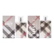 Burberry Brit For Her Kit by Burberry for Women -2 Pc Kit 3.3 oz EDP Spray, 1.6 oz EDP Spray