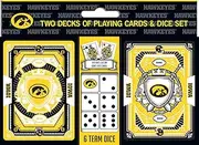 MasterPieces NCAA Iowa Hawkeyes 2 Pack Cards and Dice Set
