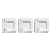 3 Pcs Window Locks for Vertical Sliding Chain Door Handle Limiter