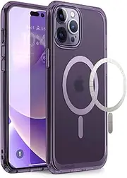 [SUPCASE] for iPhone 14 Pro Max Case (Unicorn Beetle Mag), [Compatible with MagSafe] [Military-Grade Protection] Protective Slim Clear Magnetic Shockproof Phone Case for iPhone 14 Pro Max, FrostMauve