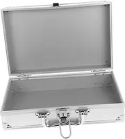 HOMSFOU Versatile Aluminum Storage Case Hard Briefcase for Medicine Jewelry and Tool Organization