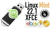 2025 Linux Mint 22.1 “XFCE EDITION” Bootable Live USB Flash Drive