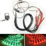 Motorcycle RGB 15 color Waterproof Under Glow Lights Strip Neon Kit Remote