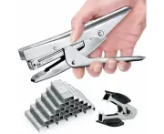 Stapler Heavy Duty With 5000 Staples And Staples Remover Set 20 Sheets Desktop Office Work Student Teacher Large Capacity No Jam Professional Standard 24/6