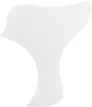 Vaguelly 1Pc Creative Shape Guitar Pickguard Transparent Pet Material Scratch Stickers for Acoustic Guitars Lightweight and Stylish Protection for Your Instrument
