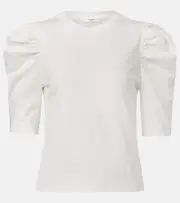 [Frame] Frame Drape cotton top AU 16 white