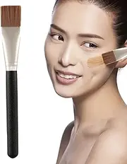 Face Makeup Brushes, Square Brushes for Blending Liquid Cream, Natural Looking Supplie for Masque Cream, Concealer, Foundation, Foundation Cream, Pre-Makeup Foccar