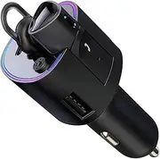 Wireless Bluetooth Headset for Car, Rechargeable, Noise Cancelling, Clear Sound, Stable Connection, Lightweight Earbuds, Bluetooth Headphones for Car for Drivers (Black)