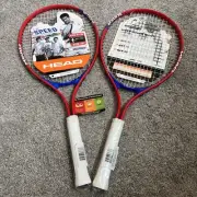 Set Of 2 Head Speed 25 Jr Tennis Racquet 3 7/8"