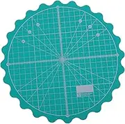 jojofuny 1Pc Self Healing Rotary Cutting Mat Durable Table Protection Mat for DIY Projects Portable Round Mat for Sewing and Quilting for Students and Craftsmen