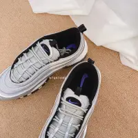 在飛比找蝦皮購物優惠-NIKE AIR MAX 97 銀紫 復古慢跑 子彈 流線 