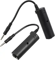 HANABASS 2pcs Guitar Effector Power Cord Adapter for Electric Guitar Effects Versatile Audio Interface Compatible with Smartphones Headphone Adapter for Products Easy to Use Excellent Sound