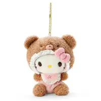 在飛比找momo購物網優惠-【SANRIO 三麗鷗】拿鐵小熊系列 熊寶寶造型玩偶吊飾 H