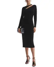 Reiss Macey Velvet Dress