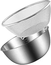 GRADENEVE Rice Cleaner Strainer Fruit Vegetable Basket for Basket Screen Basin Stainless Colander Kitchen Sink Drainer