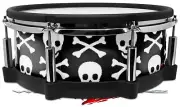 Wrap for Roland vDrum Shell PD140 Skull Crossbones Pattern