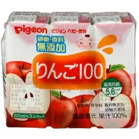 在飛比找DOKODEMO日本網路購物商城優惠-[DOKODEMO] Pigeon 蘋果汁100% 125m