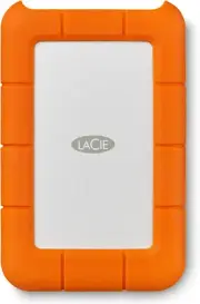 Lacie Rugged USB-C, 2TB, Portable External Hard Drive, Drop, Shock, Dust, Rain R