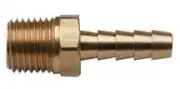 1pc Brass Fittings 1/4" Hose Barb x 1/4" NPT Male Straight MettleAir 125-4B