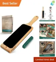 Versatile Leather Knife Strop and Stropping Kit for All Knife Types - 5.98 inch